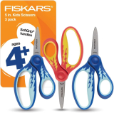 3-Pack Fiskars Kids Blunt Tip Scissors 5-inch