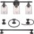 Globe Electric 51415 Camden 5-Pc Bathroom Set, 3 Vanity Light