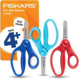 3-Pack Fiskars Kids Blunt Tip Scissors 5-inch