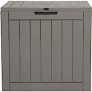 East Oak 31-Gallon Storage Deck Box with Padlock