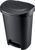 Rubbermaid Classic Step-On Trash Can with Lid, 13-Gallon