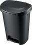 Rubbermaid Classic Step-On Trash Can with Lid, 13-Gallon