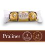 24-Pack Ferrero Rocher Fine Hazelnut Milk Chocolate 3-Count