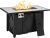 Yaheetech 43-in Outdoor Propane Gas Fire Pit Table