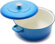 Merten & Storck German Enameled Iron Round 5.3QT Dutch Oven Pot