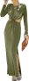 Prinbara Womens Cutout Long Dress