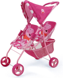 Peppa Pig: Doll Twin Stroller, Fits Dolls Up to 24-inch