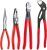 KNIPEX Cobra Combination Cutter & Needle Nose Pliers 4-Pc Set