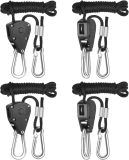 iPower GLROPEX2 2-Pair 1/8in 8-Ft Long Adjustable Rope Clip Hanger