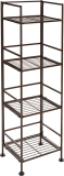 Amazon Basics 4-Tier Iron Tower Shelf