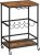 VASAGLE Bar Cart Serving Cart with Wheels