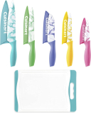 Cuisinart Advantage Cutlery 11-Pc Marble Knife Set w/Cutting Board