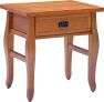 Linon 76057ANT01U Antique Finish Santa Fe End Table