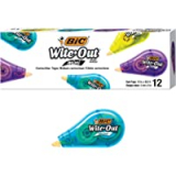 Amazon: 12-Count BIC Wite-Out Brand Mini Correction Tape, White for $10.71( was $21.99 )