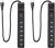2-Pk Amazon Basics 6-Outlet Surge Protector Power Strip 2ft Cord