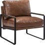 Ball & Cast Mid Century Upholstered Accent Retro Design Armchair