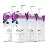 4-Pk Olay Fresh Outlast Body Wash, Orchid & Black Currant 30oz