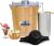 Elite Gourmet Old Fashioned 4-Qt Wood Bucket Electric Ice Cream Maker