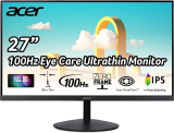 Acer SB272 EBI 27-in Full HD IPS Zero-Frame Gaming Office Monitor