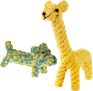 SunGrow Cotton Rope Knot Puppy & Ferret Toys 2-Pieces