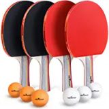 Amazon: 4PK Abco Tech Ping Pong Paddle & Table Tennis Set for $19.99( was $34.99 )