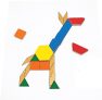 Melissa & Doug Deluxe Wooden Magnetic Pattern Blocks Set