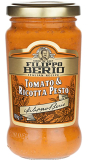 Filippo Berio Pesto, Tomato & Ricotta 6.7 Ounce Glass Jar