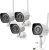 4 Pack Zmodo Outdoor Security Wifi 1080p Surveillance Cameras