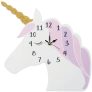 Unicorn Wall Clock for Baby Nursery and Kids Rooms