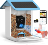 BROAIMX Smart Bird Feeder Camera 1080P