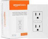 Amazon Basics Smart In-Wall Outlet w/2 Individually Controlled Outlets