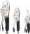 Amazon Basics 3-piece Locking Plier Set 20RS007