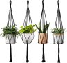 Amazon:  4-Pack 40″ Macrame Handmade Hanging Plant Hangers For $7.99 (Was $15.98) + Free Prime Shipping