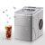 Electactic Countertop Portable Ice Maker Machine w/Scoop & Basket