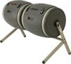 Lifetime 60309 Outdoor Double Bin Rotating Composter, 100-Gallon