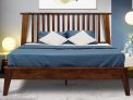 Acacia Kaylin Solid Wood Platform Bed with Headboard