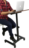 Mind Reader Sit and Stand Laptop Cart