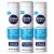 3 Pack NIVEA MEN Sensitive Cooling Shave Gel 7 Oz