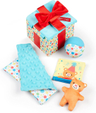 Melissa & Doug Wooden Surprise Gift Box Infant Toy 5 Pieces