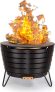 TIKI Brand 25-Inch Stainless Steel Smokeless Fire Pit