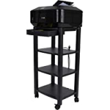 Amazon: Mind Reader PRCARTLG-BLK 4 Printer Cart Stand for $34.00( was  )