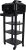 Mind Reader PRCARTLG-BLK 4 Printer Cart Stand