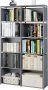 Moyipin Bookshelves Assembled Storage Rack 10-Grid