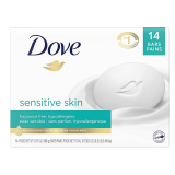14-Ct Dove Moisturizing Beauty Bar for Sensitive Skin 3.75-Oz