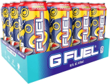 G Fuel Sugar Free Sonic Peach Rings Energy Drinks 16oz, 12-Pack