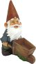 Design Toscano QM2433000 Wheelbarrow Willie Garden Gnome 12-in