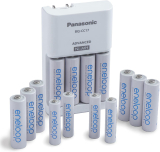 Panasonic K-KJ17MZ104A Eneloop Power Pack w/10AA, 4AAA Battery
