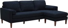 Rivet Aiden Mid-Century Modern Reversible Sectional Sofa 86-inch