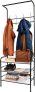 Mind Reader Metal Coat Shoe Rack Shelving Organizer
