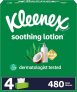 12-Pack Kleenex Soothing Lotion Facial Tissues with Coconut Oil
